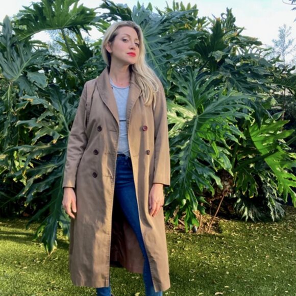 Perfect vintage 80s trench coat - Picture 3 of 5